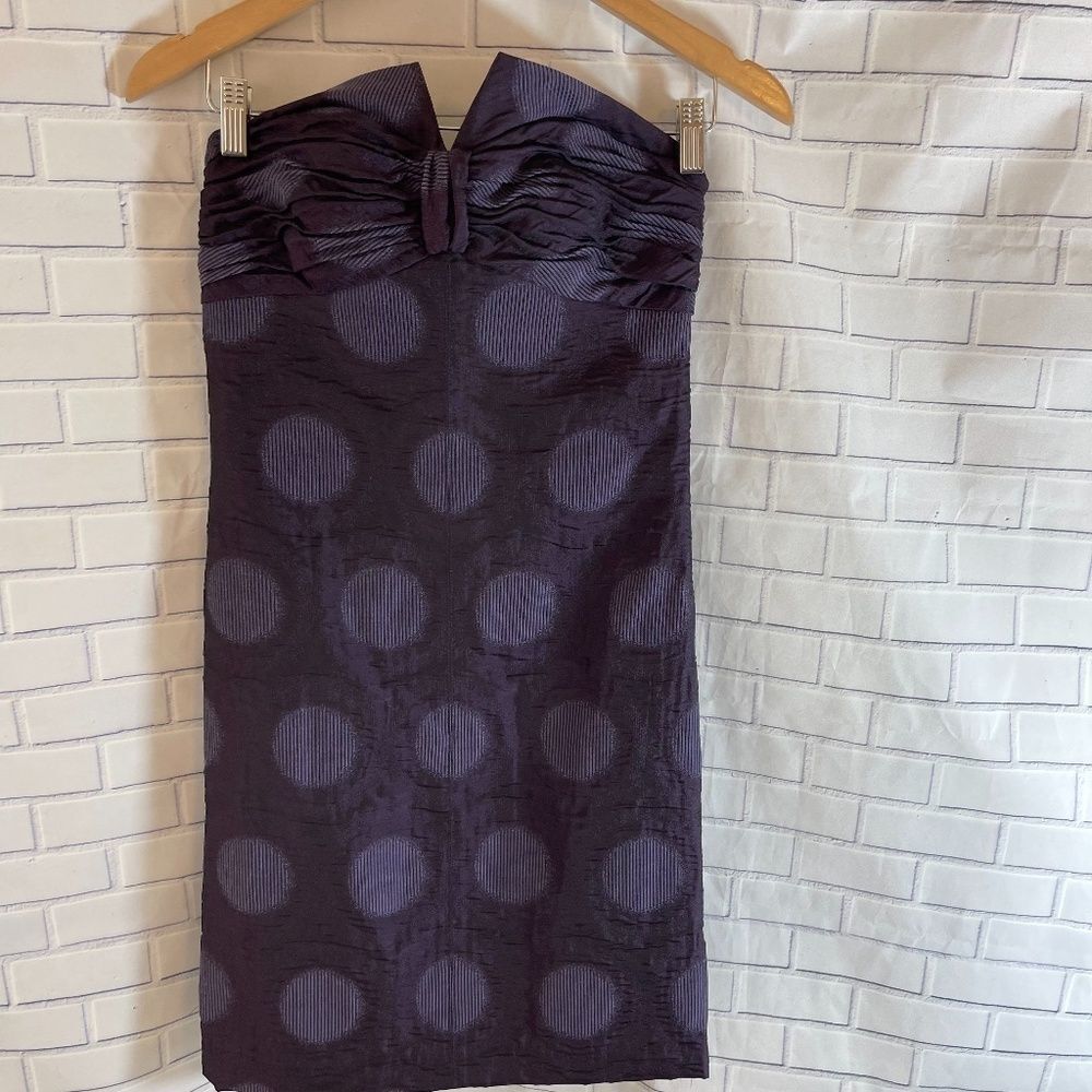 Lavender Label By Vera Wang Strapless Dress Sz 2